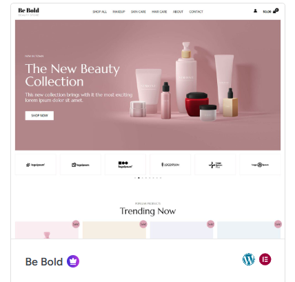 Desain Website E-commerce Modern